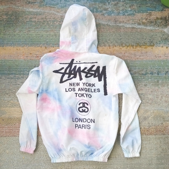 Stussy Cotton Candy Lightweight Windbreaker Jacket Men's Size Medium - Picture 2 of 7